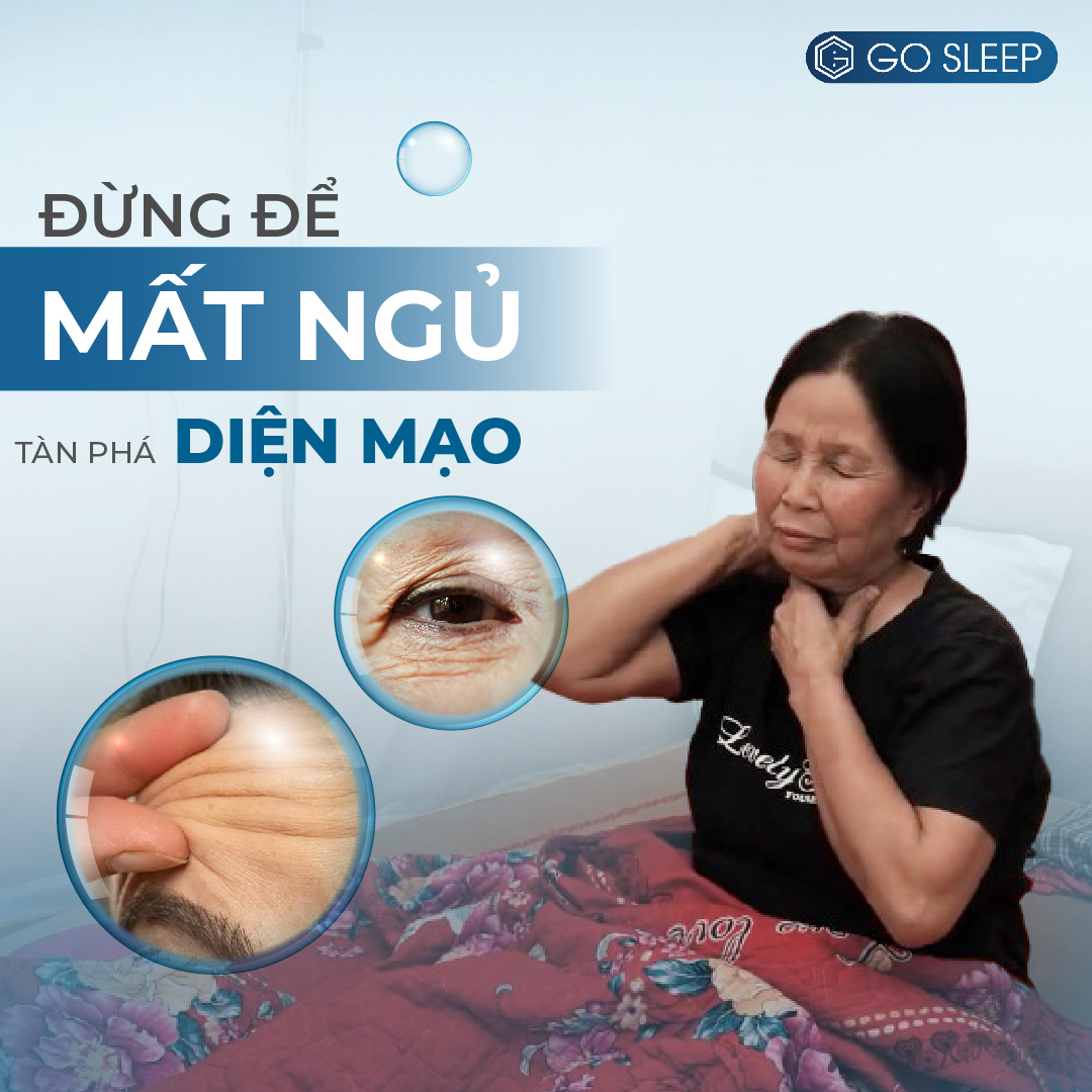 BIỂU HIỆN MẤT NGỦ ĐÊM VÀ CÁCH NHẬN BIẾT SỚM 3 Đừng để mất ngủ đêm ảnh hưởng đến diện mạo